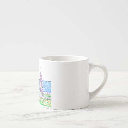 Beach Hütte Trio 2 Espresso Cup Espressotasse (Rechts)