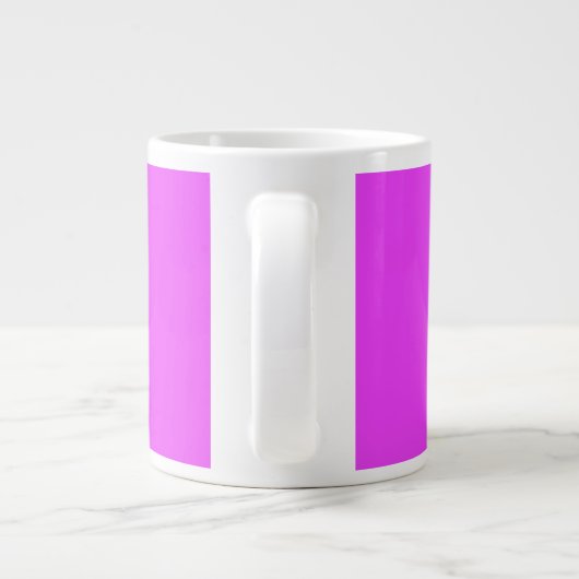 Beach Hütte Trio 2 Fushia Jumbo Tasse (Rückseite)