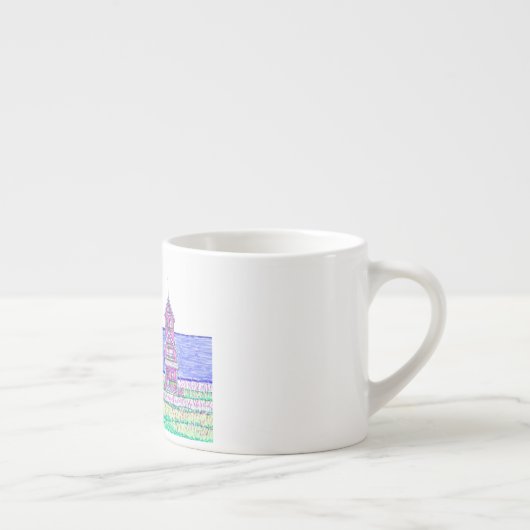 Beach Hütte Trio Espresso Cup Espressotasse (Rechts)