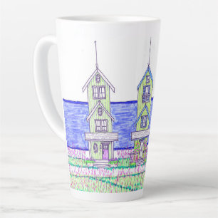 Beach Hütte Trio Große Latte Tasse