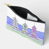 Beach Hütte Trio Kleines Zubehör Tasche (Offen)