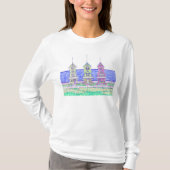 Beach Hütte Trio Long Sleeve Tshirt (Vorderseite)