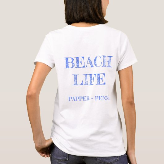 Beach Hütte Trio Tshirt (Rückseite)
