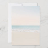 Beach I Liebe Sie fremde Worte Brautparty Spiel Einladung (Rückseite)