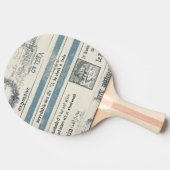 Beach-Inspiriert Ping Pong Paddles Tischtennis Schläger (Seitenansicht)