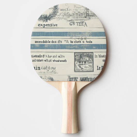Beach-Inspiriert Ping Pong Paddles Tischtennis Schläger (Vorderseite)