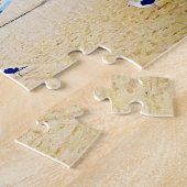 Beach ist glücklich, Script Lifeguard Booth Foto Puzzle (Seite)