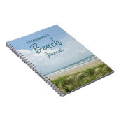Beach Journal Personalisiert Coast Notebook Notizblock (Rechte Seite)