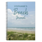 Beach Journal Personalisiert Coast Notebook Notizblock (Vorderseite)