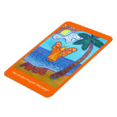 Beach Joy Angel Custom Art Personalisierte Magnete (Linke Seite)