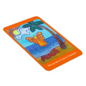 Beach Joy Angel Custom Art Personalisierte Magnete (Rechte Seite)