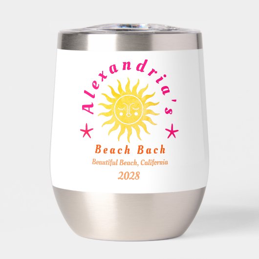Beach Junggeselinnen-Abschied Boho Sun (Vorderseite)