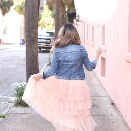 Beach Junggeselinnen-Abschied Bridesmaids Jeansjacke