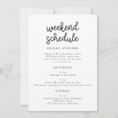 Beach Junggeselinnen-Abschied Einladung (Rückseite)