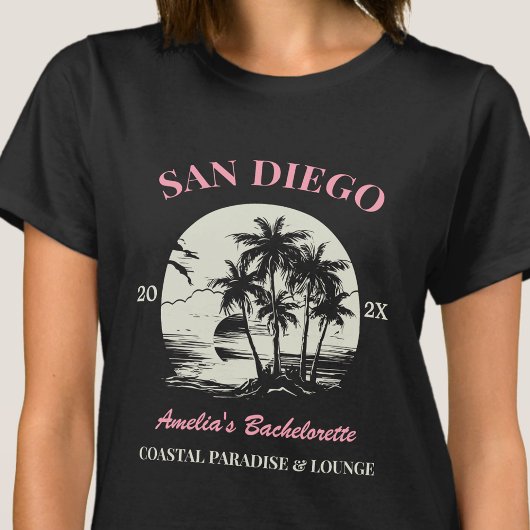 Beach Junggeselinnen-Abschied Girls Wochenende Aus T-Shirt