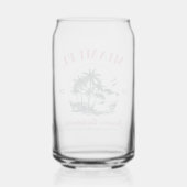 Beach Junggeselinnen-Abschied Girls Wochenendreise Dosenglas (Rückseite)