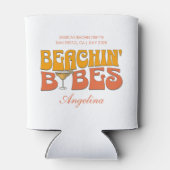 Beach Junggeselinnen-Abschied Groovy Beachin Babes Dosenkühler (Rückseite)