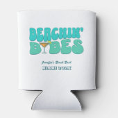 Beach Junggeselinnen-Abschied Groovy Beachin Babes Dosenkühler (Rückseite)