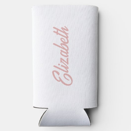 Beach Junggeselinnen-Abschied Pink Selters Dosenkühler (Rückseite)