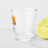 Beach Junggeselinnen-Abschied Retro Beachin Babes Schnapsglas (Rechts)