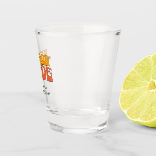 Beach Junggeselinnen-Abschied Retro Beachin Bride Schnapsglas (Rechts)