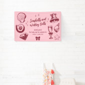 Beach Junggeselinnen-Abschied Seashells Wedding Be Banner (InSitu)