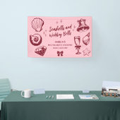 Beach Junggeselinnen-Abschied Seashells Wedding Be Banner (Messe)