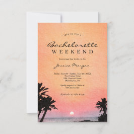 Beach Junggeselinnen-Abschied Wochenende Ausflug Einladung