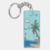 Beach Keychain Schlüsselanhänger (Vorderseite links)