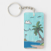 Beach Keychain Schlüsselanhänger (Vorderseite)