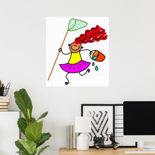 Beach Kid Poster (Heimbüro)