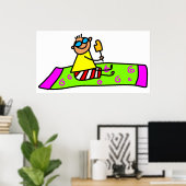 Beach Kid Poster (Heimbüro)
