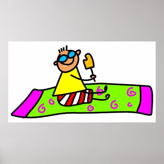 Beach Kid Poster (Vorne)