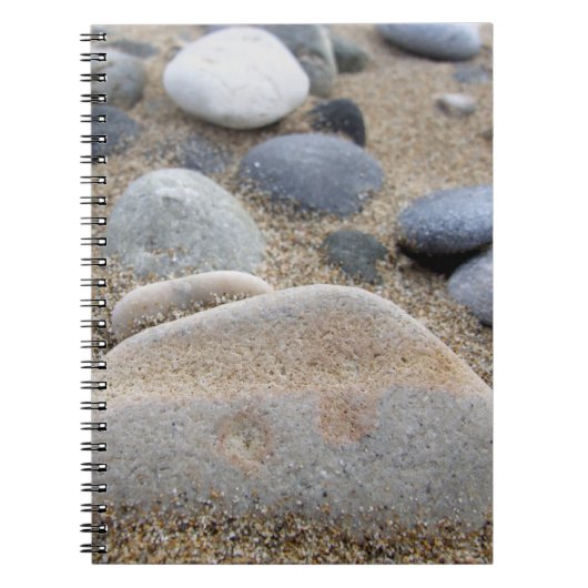 Beach-Kies-Notebook Notizblock (Vorderseite)