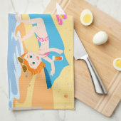 Beach Kindergeburtstag Handtuch (Viertel Falte)