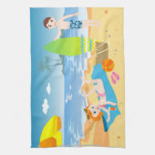 Beach Kindergeburtstag Handtuch (Vertikal)