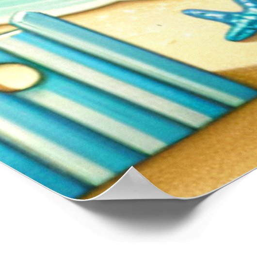 Beach Kinderzimmer Poster (Ecke)