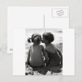 Beach Kiss Postkarte (Vorne/Hinten)
