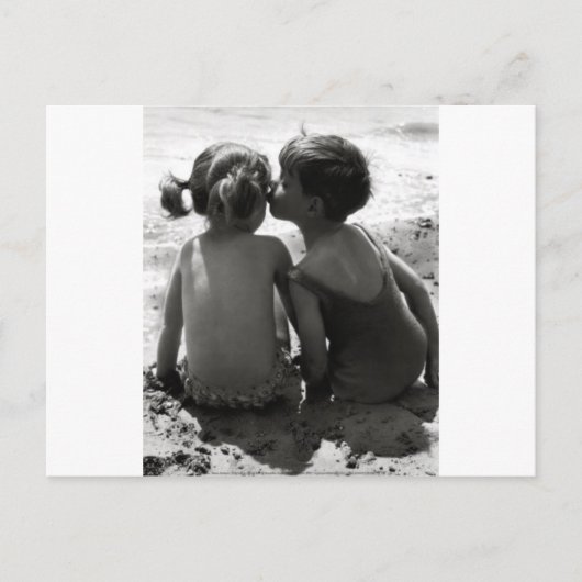 Beach Kiss Postkarte (Vorderseite)