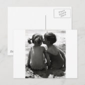Beach Kiss Postkarte (Vorne/Hinten)