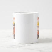 Beach & Kites - Sunset Beach, Washington Jumbo-Tasse (Vorderseite)