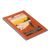 Beach & Kites - Washington Coast Notizblock (Rechte Seite)