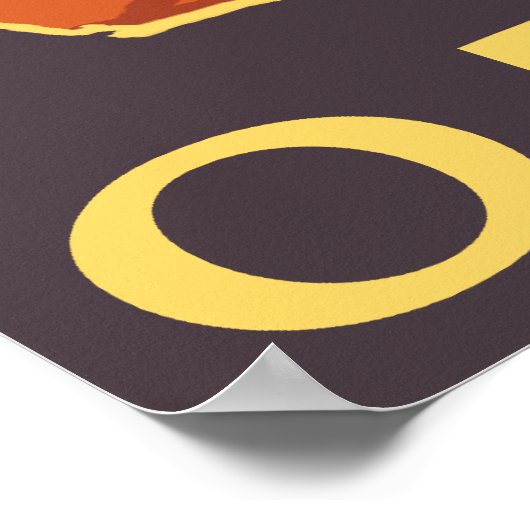 Beach & Kites - Yachats, Oregon Poster (Ecke)