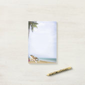 Beach Kitty Post-it Klebezettel (Auf Schreibtisch)