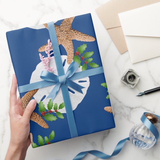 Beach Kreath Große Muster Weihnachten Geschenkpapier (Schenken)