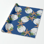 Beach Kreath Große Muster Weihnachten Geschenkpapier (Ungerollt)