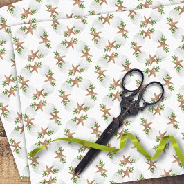 Beach Kreath Sea Stars Sand Dollars Weihnachten Seidenpapier