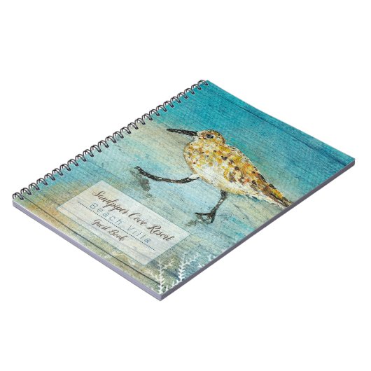 Beach Lake House Ferienwohnung Vermietung Gästebuc Notizblock (Linke Seite)