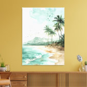 Beach Landscape Leinwanddruck (Insitu (Wohnzimmer))