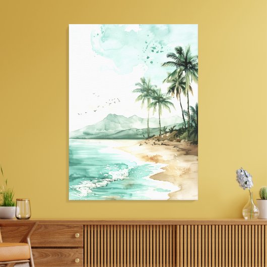 Beach Landscape Leinwanddruck (Insitu (Wohnzimmer))